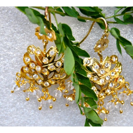 Gold Dangler Earrings